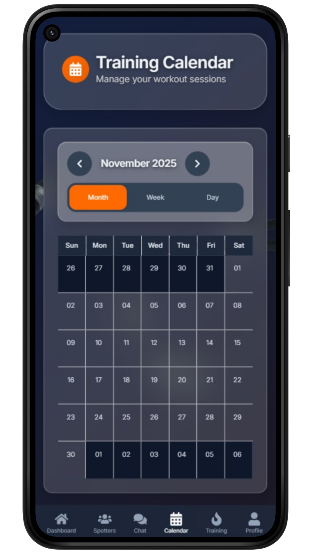 SwoleUp mobile app messaging